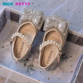 2023 Fete Printesa Pantofi Talpa Moale Balet Pantofi De Dans De Apă Diamant Mici Pantofi Din Piele Pantofi Mary Jane Copil Pantofi Copil Pantofi Plat