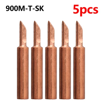 5pcs 900M-T Cupru Pur de Lipit Capul Instrument de Lipire Sfat B/I/E/K/SK/1C/2C/3C/4C/0.8 D/1,2 D/1.6 D/2.4 D 3.2 D Sudare