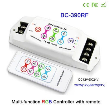 BC-390 / BC-390RF 8A/CH*3 Multi-funcția de vis Magie de culoare RGB LED-uri Controler wirless telecomanda pentru Benzi cu LED-uri,module,Lampa de bandă etc.