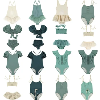 Design De Brand 2023 Noi De Vara Fete Costume De Baie Copii Copilul De Moda Costume De Baie Bikini Beach Haine De Sărbătoare