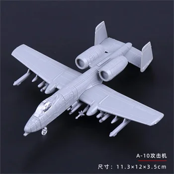 Mini Puzzle Jucării NE-a 10 Avioane de Atac Luptător de Asamblare Avion Plastic Militar Model de Colectie Cadouri de Vacanță