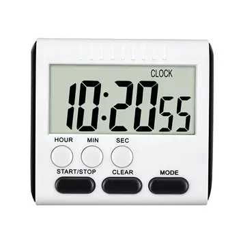 Multifunctional Magnetic Digital Timer Bucătărie Ceas cu Alarmă cu voce Tare Afișaj LED pentru Gătit Duș Copt Cronometru Instrumente de Gadget-uri