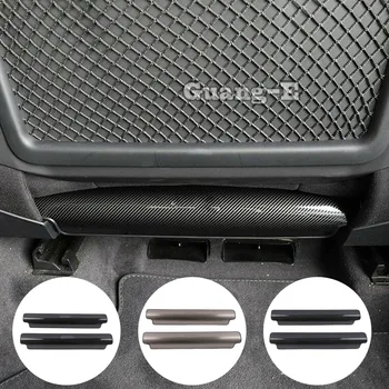 Oțel Scaun de Masina din Spate Anti-Kick Panel Ornamental Decor Auto Accesorii de Interior Pentru VW Audi Q3 2013 2014 2015 2016 2017 2018