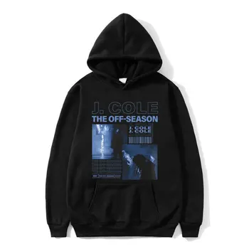 Rapepr J Cole Afara Sezonului De Muzica Hip Hop Album Print Hoodie Bărbați Femei Casual Supradimensionat Tricou Unisex Moda Streetwear