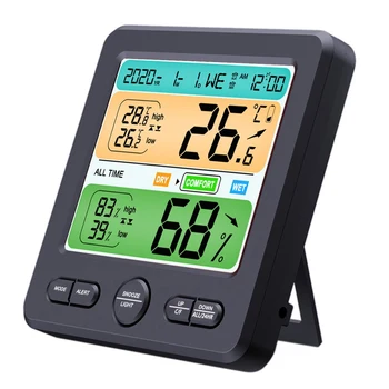 Termometru Digital pentru Interior Acasă Stație Meteo Metru de Umiditate și Temperatură Instrumente de Măsurare Instrumente de Analiză