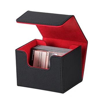 Trading Card Deck Box Durabil, Robust Card De Stocare Containere De Colectie Carte De Joc Geantă Deține 80+ Sau 100+ Carti