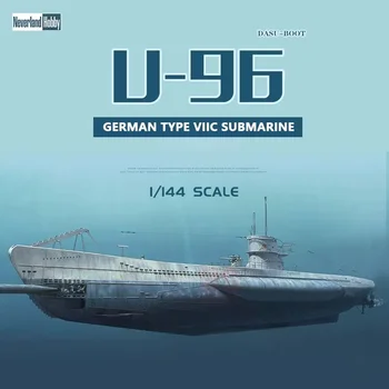 1/144 German U-96 Submarin Kit Model Realist Asamblat Modelul Navei Kit Model Static Ornamente Handmade Model De Navă