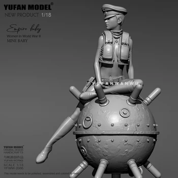 1/18 YUFAN MODEL Rășină model kituri DIY jucărie auto-asamblate YFWW-2086