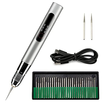 1 Set Electric Gravură Pen SB Reîncărcabilă Mini Slefuire Stilou de Lustruire de Unghii Mașini fără Fir Gravură Instrument, Un