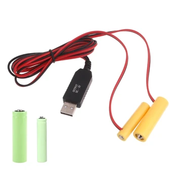 1 Set USB 5V2A să 3V1A AA AAA Eliminarea Cablu Convenabil de Alimentare Adaptor de Cablu pentru Fan Jucărie