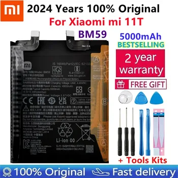 100% Original, Nou, de Înaltă Calitate Baterie de schimb BM59 Pentru Xiaomi mi 11T Reîncărcabilă Telefon 6000mAh Baterii