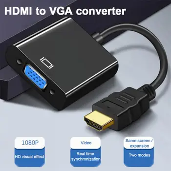 1080P pe VGA Cablu Convertor Audio de Alimentare Male La VGA de sex Feminin Convertor Adaptor pentru Tablet PC laptop, TV