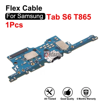 1buc USB Dock de Încărcare Încărcător de Bord Port Cablu Flex piesă de schimb Pentru Samsung Galaxy Tab S6 SM - T865