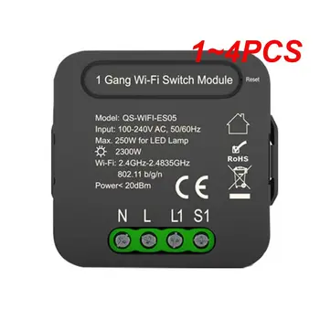 1~4BUC Tuya WIFI Smart Switch Mini 3A Pe-Dispozitiv Dual 1/2 Modul de Voce de la Distanță Grup de Control Cu Viață Inteligentă Alexa