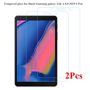 2 buc/Pack Ecran Protector pentru Samsung Galaxy Tab a 8.0 2019 cu S Pen SM-P200 P205 HD 0.33 MM Transparent SM P200 Tableta de Sticlă