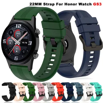 22mm Oficial Bratara WatchStrap Pentru Onoare Ceas GS3 Onoare GS3 Watchband Pentru Huawei Honor GS 3 Curea Bratara Correa de Silicon