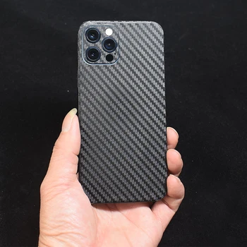 3D Carbon Fiber Skin-Folie de Film de Telefon Înapoi Autocolant Pentru iPhone 13 Pro Max 12 Mini SE 2020 11 Pro Max XS MAX XR X 8 7 6S Plus Piele