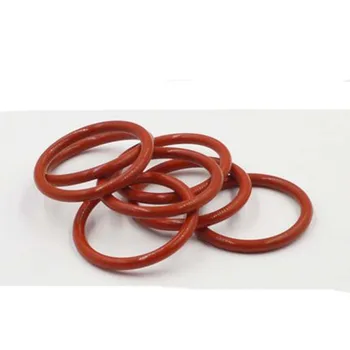 3pcs 4mm diametru cablu silicon Rosu rezistent la apa cu inel de Etanșare O-ring rezistenta la temperaturi Ridicate 95mm-145mm diametru Exterior