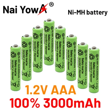 4-20BUC 100% Nou 3000mAh 1.2 V AAA NI-MH Acumulator pentru Lanterna aparat de Fotografiat fără Fir Mouse-ul Jucărie Pre-încărcat Bateriile