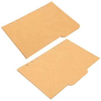 4 Seturi/20BUC Eticheta Gol Notebook-uri de Fișiere Separator de Hârtie Introduce Indici Liant Tab