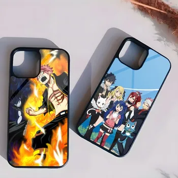 Anime Fairy Tail Cazul în care Telefonul PC+TPU Pentru Apple Iphone 12 Pro Max 11 13 14 Mini 6S 8 7 Plus X Xs XR 2020 rezistent la Șocuri Capacul din Spate