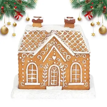 Arzător De Tămâie Casa De Crăciun Gingerbread House Refluxul Tămâie Suport Rășină De Crăciun Oraș De Vacanță Decoratiuni Pentru Masă