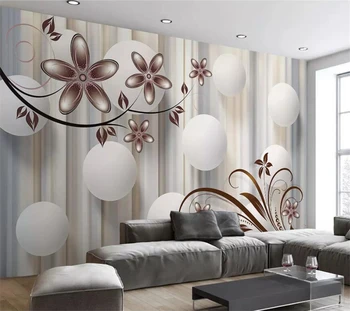 Beibehang papel de parede Personalizate 3d tapet mural para sala atacado simt al modei Moderne 3d minge de fundal de flori de hârtie de perete