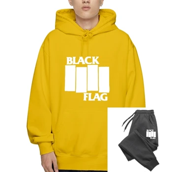 BLACK FLAG Hoody Baruri Logo-ul Trupei Punk Outerwears Nou Autentic S-2XL