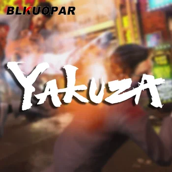 BLKUOPAR Yakuza Joc Logo-ul Autocolante Auto Japonez Jdm Decal Impermeabil DIY Muri Tăiate Laptop, Frigider Accesorii Auto
