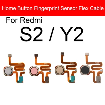 Button Acasă Cablu Flex Pentru Xiaomi Redmi S2 Y2 Menu Return Tastaturi Senzor De Amprentă Digitală Flex Cablu Panglică De Înlocuire A Pieselor De Schimb