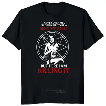 Bărbați T-Shirt Demonice Acum Călugăriță Religieuse Satanismul Satanice Demon, Diavol, Goth, Gotic Tricou Unisex Hip Hop Teuri Topuri Streetwear