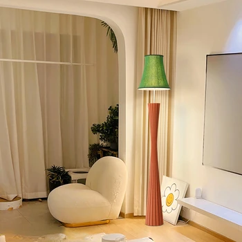 Camera De Zi Lampa De Podea Franceză Simplitate Modernă Ins Stil Dormitor Noptieră Cu Lampă Verticală