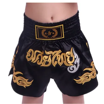 Clasic Muay Thai Shorts pentru Bărbați, Femei Box Kickboxing Lupta Îmbrăcăminte de Formare Box Portbagaj