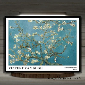 Clasic Vincent Van Gogh Opere De Artă Mircea Floare,StarryNight,Fermă De Artă Poster Panza Pictura Perete Imprimă Imaginea Decor Acasă