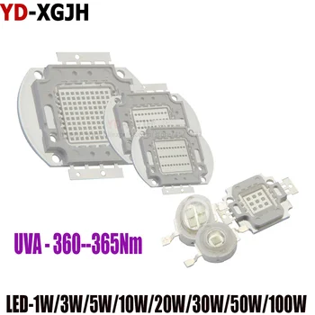 De mare Putere UV Violet Chip de LED-uri 365nm 370nm 375nm 385nm 395nm 400nm 405nm 425nm Pentru 3W5W10W20-50W100W 360NM COB Lumini Ultraviolete