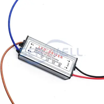 Din Aluminiu rezistent la apa LED Driver de Alimentare de Intrare AC 85-260V(110-265V) de Ieșire DC 36-65V 300mA (12-18)x 1W 50/60Hz
