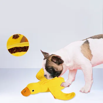 Distracție Pentru Animale De Companie Jucărie Rață Formă De Jucărie De Ros Pentru Câini Puppy Squeaker Scartaie De Pluș Jucărie De Câine De Formare Pentru Animale De Companie Câine Accesorii