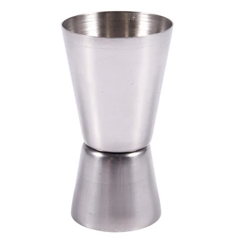 Dublă ceașcă de cafea distribuitor din Oțel Inoxidabil pentru Măsura Alcool Cocktail Bar Bistro 40 / 20cc
