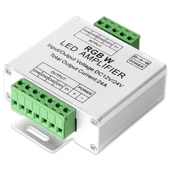 Fierbinte RGB/RGBW 5050 LED Strip Amplificator Controler de Lucru Cu 4Pin/5Pin DC12V/DC24V Benzi cu LED-uri 5050SMD