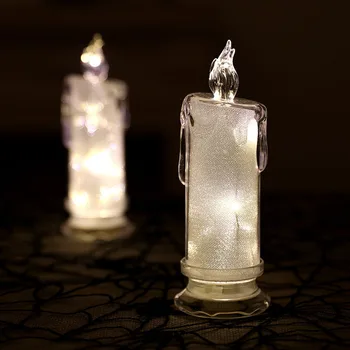 Fără flacără LED Lumînări în aer liber de Iluminat cu Baterii Electrice Decorative de Lumină Lumânare pentru Petrecerea de Nunta de Decorare