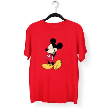 Kawaii Mickey Mouse Pune-Ți Mâinile în Spatele WomenT Tricou Moale Disney Maneca Scurta Brand de Moda de Vânzare Fierbinte Casuel Fata tricou
