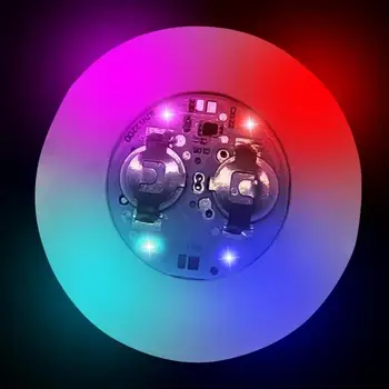 LED-Coaster Cu 7 Culori Lumină Cupa Emițătoare de Lumină Cupa Sticker Glow Spuma Stick Lumină Intermitentă Sticlă Ceașcă Petrecere de Nunta Consumabile