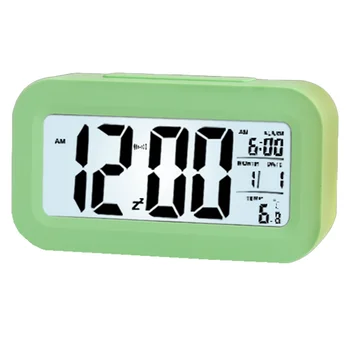 LED Digital Ceas cu Alarmă Snooze Ceas cu Alarma Electronic de Temperatură și Umiditate Afișare a Desktop Ceasuri de Acasă Decorare Verde