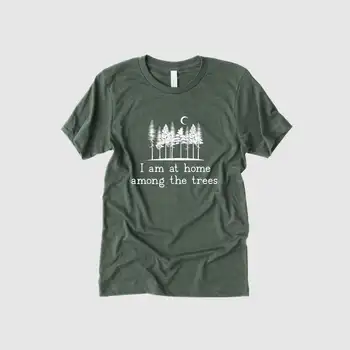 Mens T Shirt PNW pentru Barbati Natura Iubitor de Munte Camping Umbla
