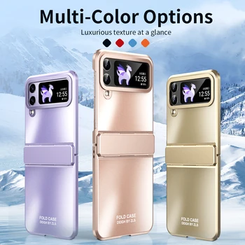 Moda de Lux Placare Caz pentru Samsung Galaxy Z Flip 4 5 5G Flip4 Flip3 Flip5 Flip 3 Zflip4 Zflip3 Telefon Protecție Acoperă