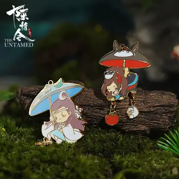 Neimblanzita Oficial Insigna Metalică Wei Wuxian Lan Wangji Desene animate Broșe Pentru Haine Rucsac Decor Fanii cadou