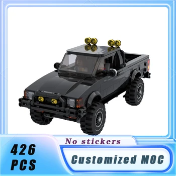 Orașul clasic Vehicul MOC 8-lățimea SR5 Camioneta Blocuri Model Cărămizi Seturi Asambla Display Jucării pentru Copii Cadouri