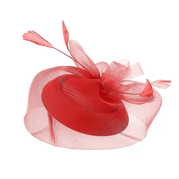 Palarioare Pentru Femei Petrecere De Ceai Headband Hat Plasă De Pene De Par Clip De Nunta Cocktail Și Biserica Moda Bentițe Femei