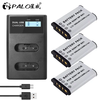 PALO NP-BX1 NP BX1 Bateriei pentru Sony DSC-H400, DSC-HX50V, DSC-HX300, DSC-HX400, DSC-RX1, DSC-RX1R, DSC-RX100, DSC-RX100 II
