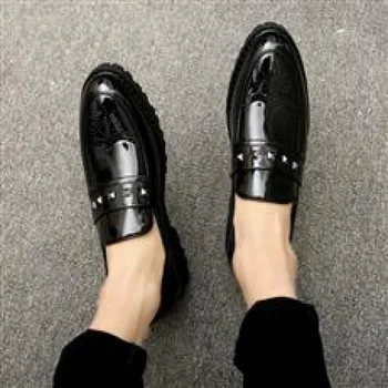Pantofi din piele Barbati de Afaceri Uzura Formale Bocanc Stil Britanic Vara Respirabil Casual Barbati Navetiști cel Mai bun Om la Nunta Mirelui S
